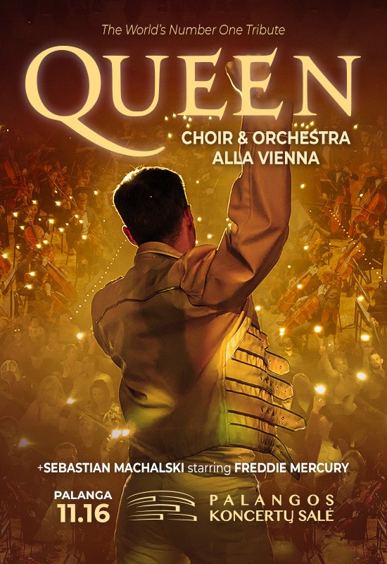 Pirkti bilietus Queen show: 50 years tour with choir and orchestra | Palanga Palanga, Palangos koncertų salė Lapkritis 16