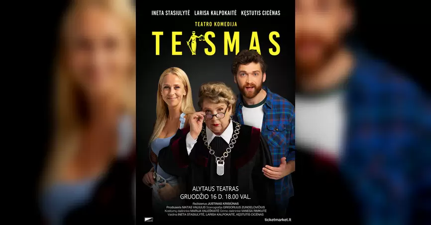 Pirkti bilietus PREMJERA | Komedija 