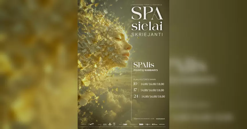 Pirkti bilietus Literatūrinių terapijų festivalis ‚SPA sielai. Skriejanti“ Pojūčių kambarys Plikiai, Plikių kultūros namai Spalis 17