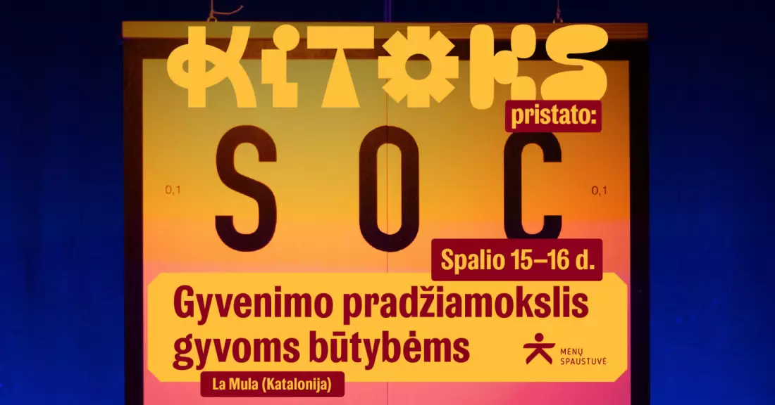 Pirkti bilietus KITOKS pristato: GYVENIMO PRADŽIAMOKSLIS GYVOMS BŪTYBĖMS | La Mula (Katalonija) Vilnius, MENŲ SPAUSTUVĖ Spalis 15