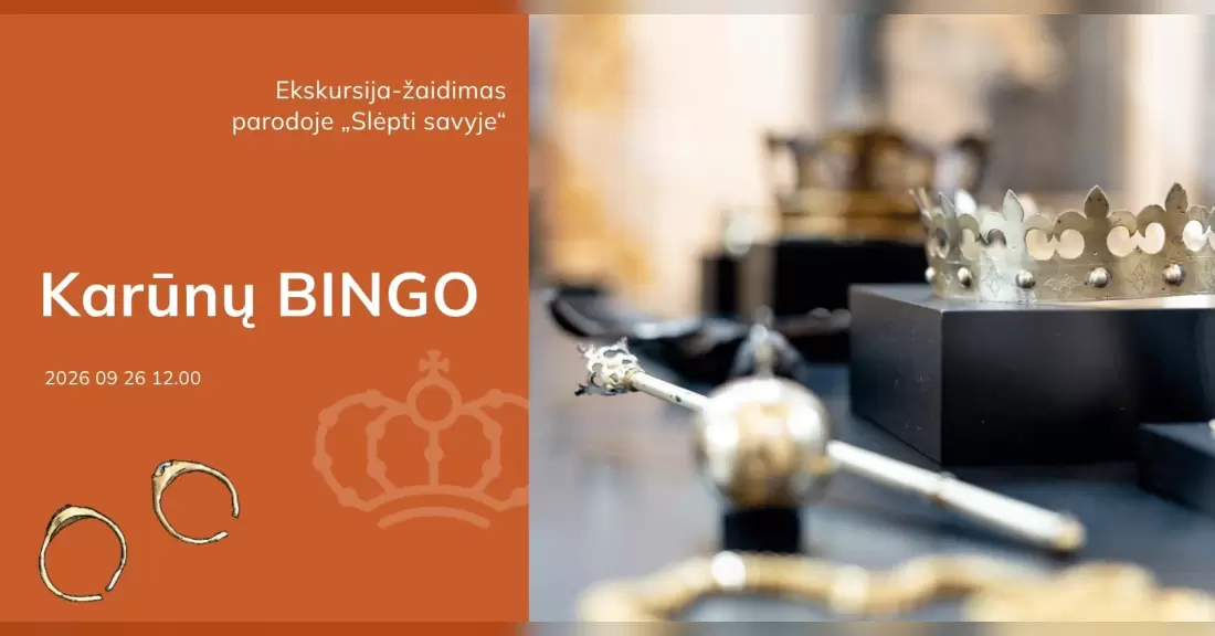 Pirkti bilietus Karūnų BINGO: ekskursija-žaidimas šeimoms ir jaunimui Vilnius, Bažnytinio paveldo muziejus Rugsėjis 26