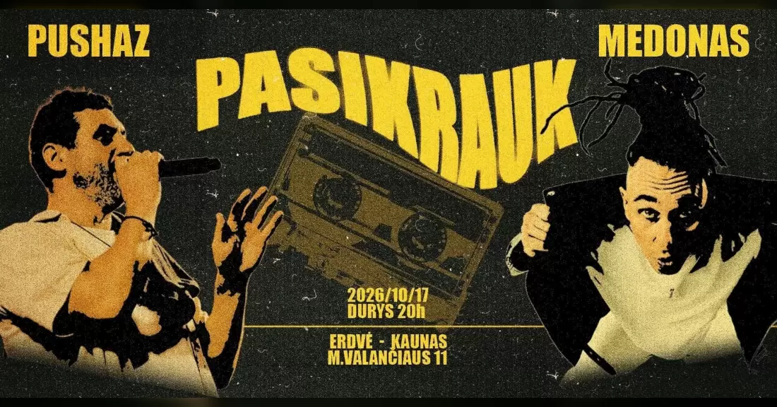 Pirkti bilietus PASIKRAUK Kaunas, Erdvė Spalis 17