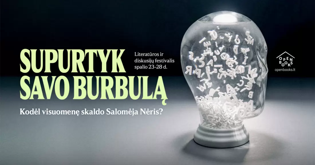 Pirkti bilietus Pagrindinės festivalio OPEN BOOKS dienos bilietas Vilnius, Nacionalinė dailės galerija Spalis 24