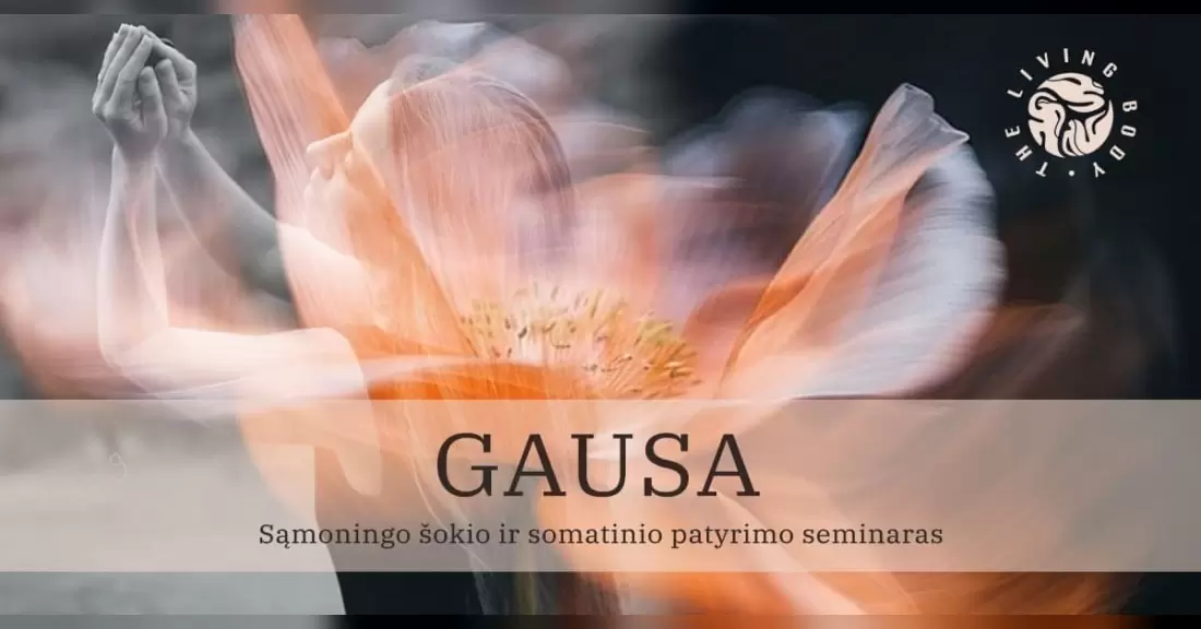 Pirkti bilietus GAUSA. Sąmoningo šokio ir somatinio patyrimo seminaras su Agne Dičiūte Vilnius, MENŲ SPAUSTUVĖ Lapkritis 20-22