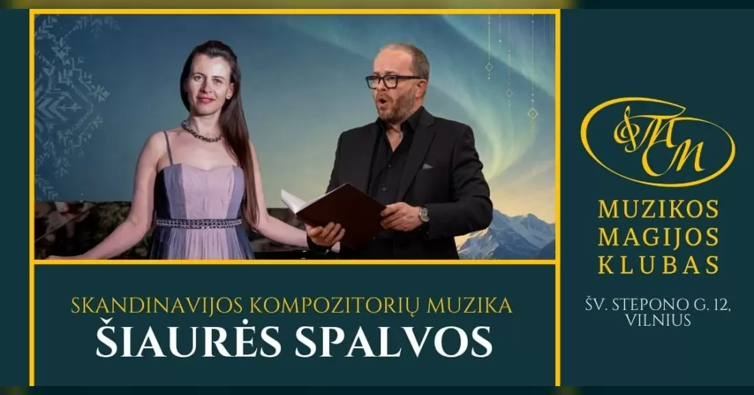 Pirkti bilietus Šiaurės spalvos | Stein Skjervold ir Giedrė Muralytė Vilnius, Muzikos magijos klubas Spalis 07