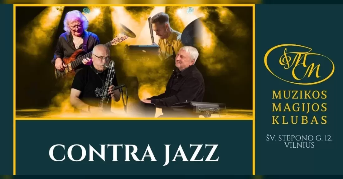 Pirkti bilietus Contra Jazz Vilnius, Muzikos magijos klubas Spalis 22