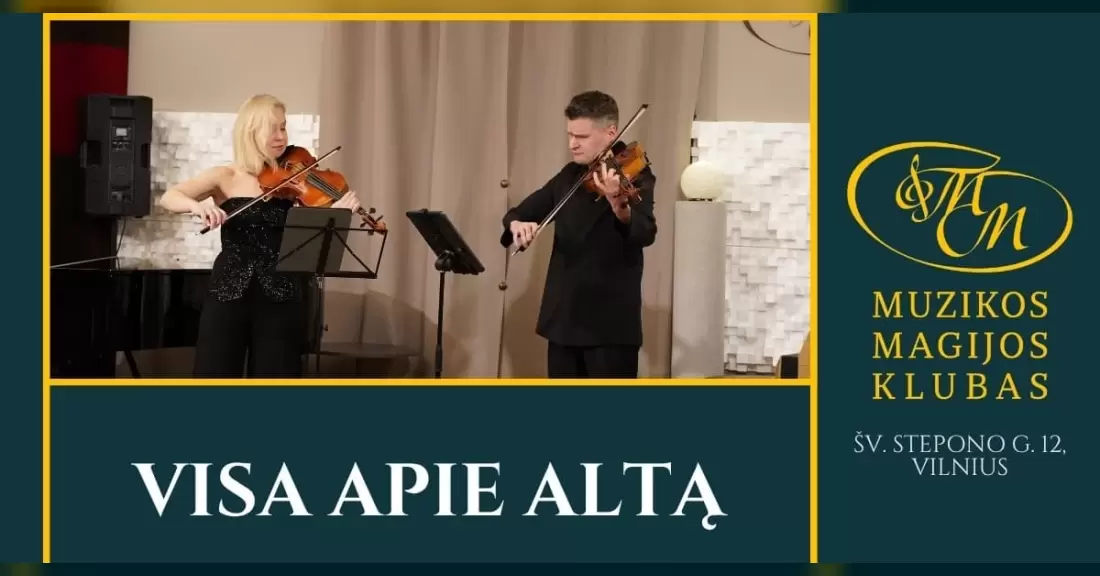Pirkti bilietus Visa apie altą | Dovilė Juozapaitienė ir Jurgis Juozapaitis Vilnius, Muzikos magijos klubas Spalis 29