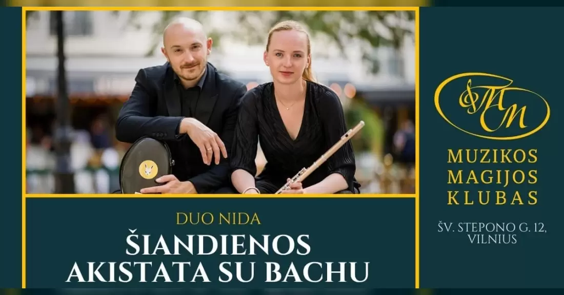 Pirkti bilietus RE:TURN | Šiandienos akistata su Bachu (Duo Nida) Vilnius, Muzikos magijos klubas Lapkritis 03