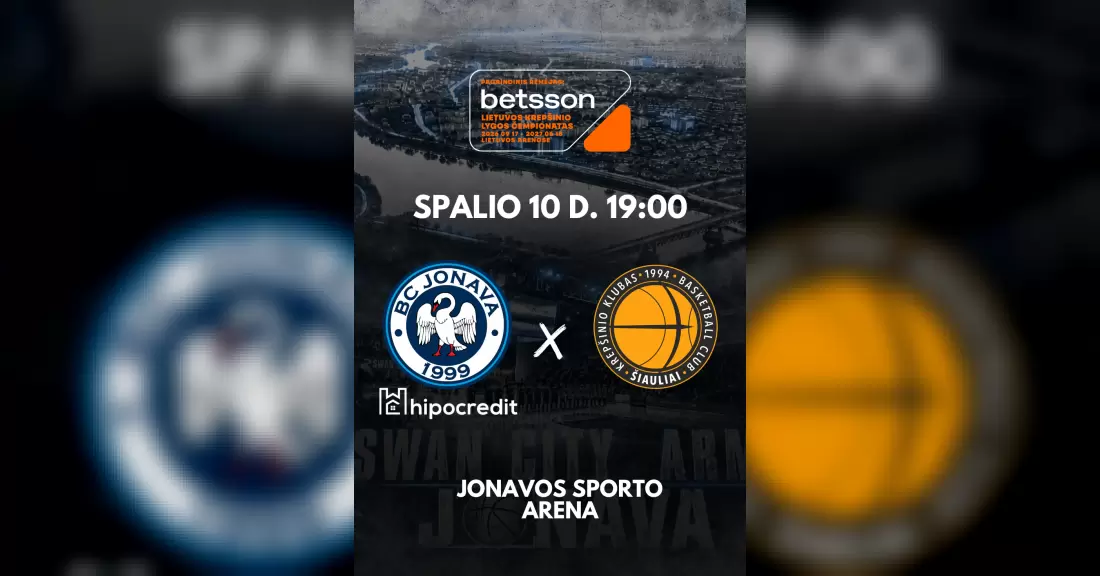 Pirkti bilietus Jonavos Hipocredit - Šiauliai Jonava, Jonavos sporto arena Spalis 10