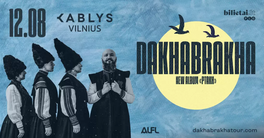 Pirkti bilietus DakhaBrakha Vilnius, Kablys + Kultūra Gruodis 08
