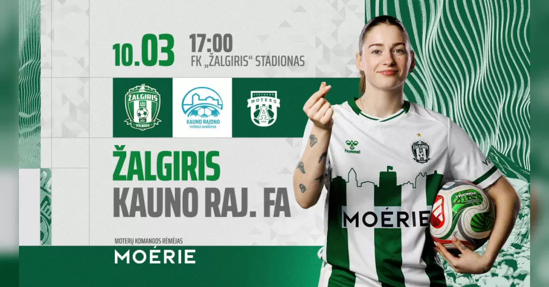 Pirkti bilietus Moterų A lygos rungtynės: FK Žalgiris - Kauno raj. FA Vilnius, Žalgirio namų stadionas Spalis 03