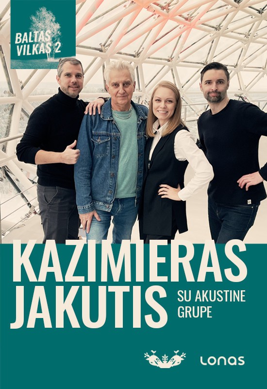 Pirkti bilietus Kazimieras Jakutis su akustine grupe Kaune Kaunas, Kauno Žalgirio arena Gruodis 07