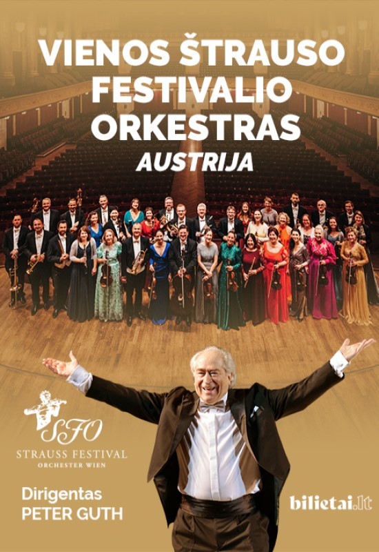 Pirkti bilietus Vienna Strauss Festival Orchestra | Kaunas Kaunas, VDU didžioji salė Gruodis 16