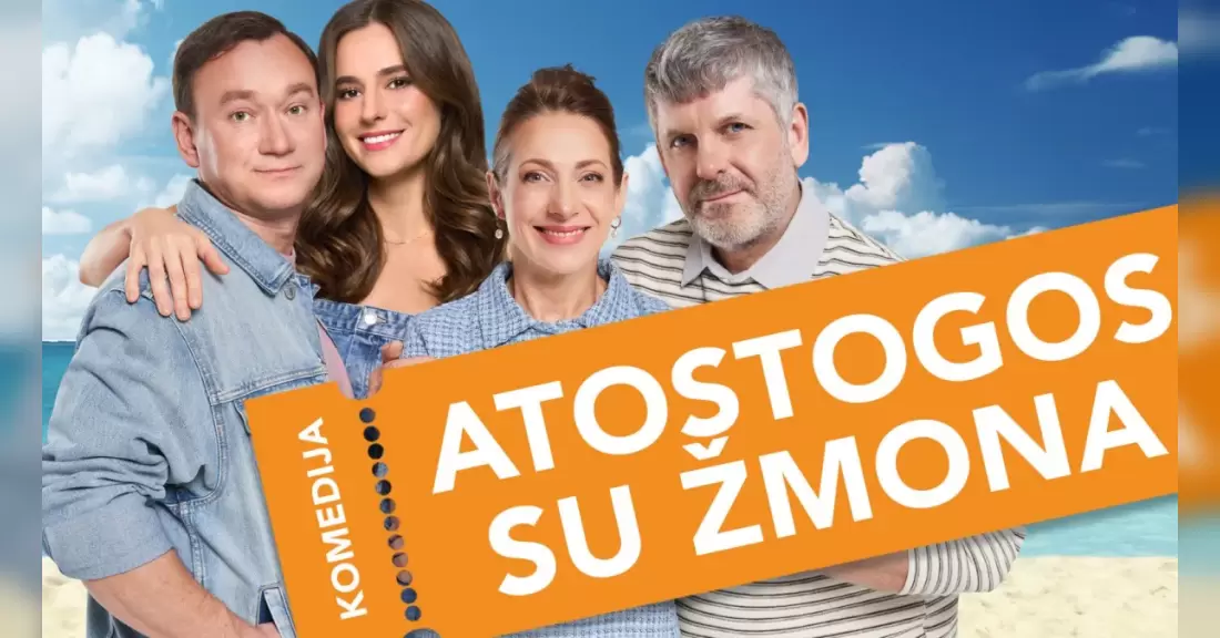 Pirkti bilietus KOMEDIJA I ATOSTOGOS SU ŽMONA I AKTORIŲ TEATRAS Panevėžys, Panevėžio muzikinis teatras Gruodis 17