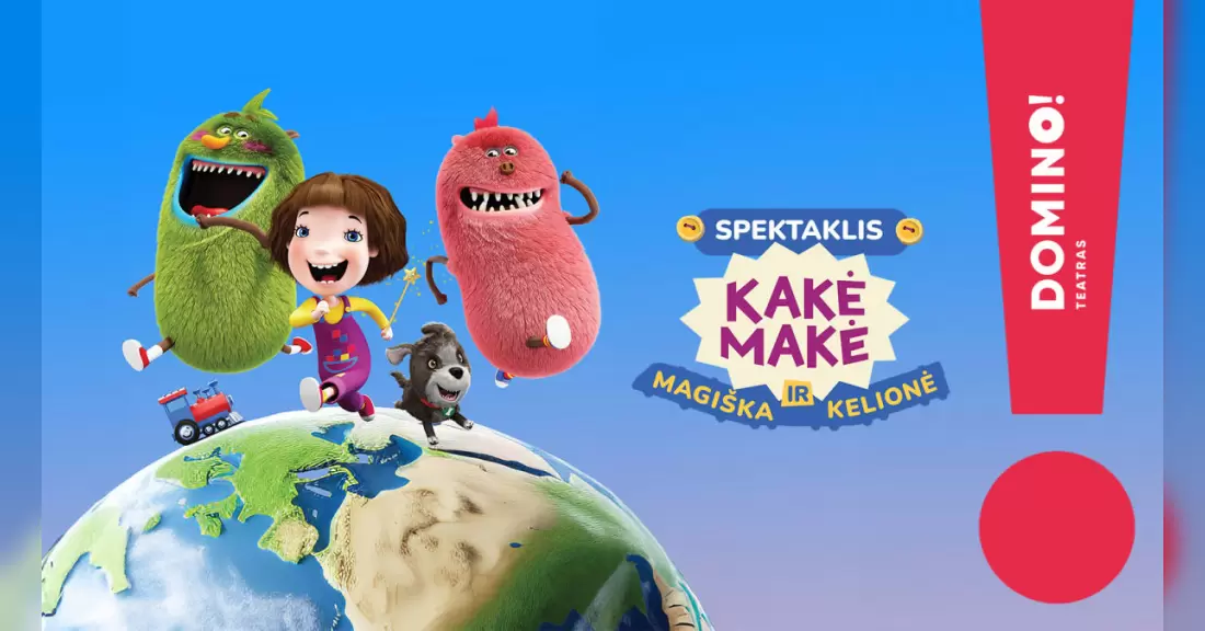 Pirkti bilietus DOMINO teatras | KAKĖ MAKĖ IR MAGIŠKA KELIONĖ Vilnius, DOMINO teatras Gruodis 30