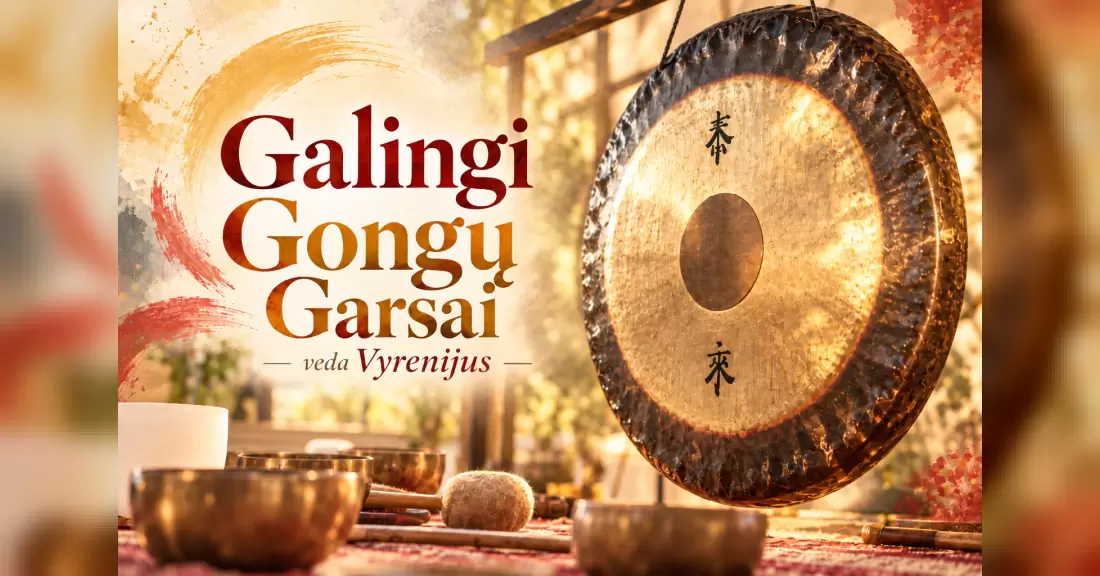 Pirkti bilietus Maudynės Gonge Šiauliuose – galingų gongų garsų improvizacija Šiauliai, Tilžės g. 118, IV a. (priešais PC „Saulės miestas“) Spalis 10