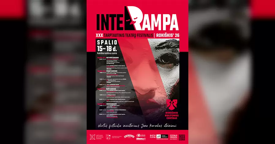 Pirkti bilietus XXX tarptautinio teatrų festivalio INTERRAMPA abonementas Rokiškis, Rokiškio kultūros centras Spalis 15-18