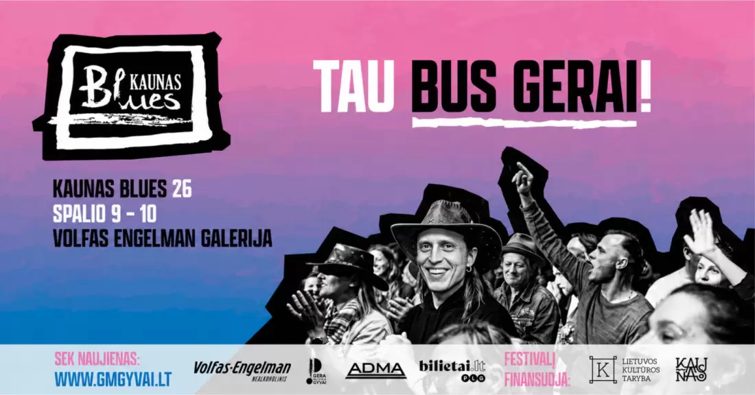 Pirkti bilietus Šeštadienis. Kaunas Blues jam session Kaunas, Volfas Engelman galerija Spalis 10-11