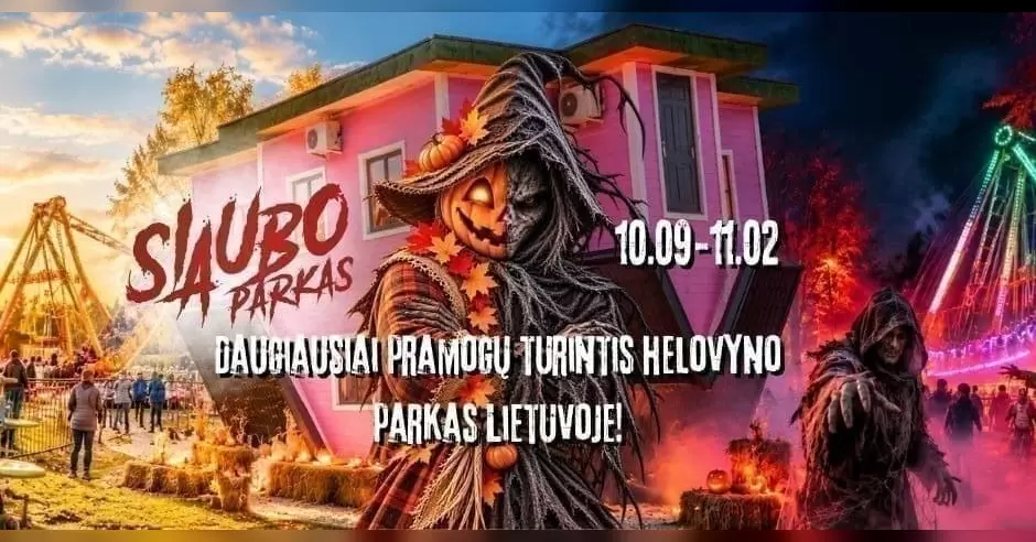 Pirkti bilietus Apsilankymas Siaubo parke Anykščiuose Anykščių r., Siaubo parkas Spalis 09 - Lapkritis 02