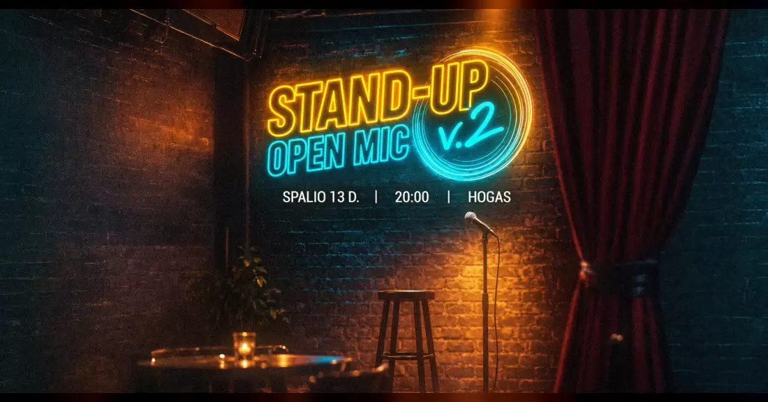 Pirkti bilietus Stand-up Open mic @Hogas Kaunas, Hogas Pub Spalis 13