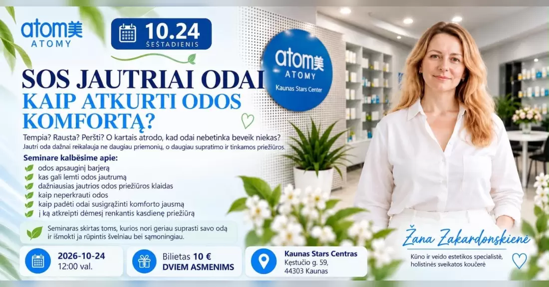 Pirkti bilietus 10.24 | SOS JAUTRIAI ODAI Kaunas, Kęstučio g. 59 Spalis 24
