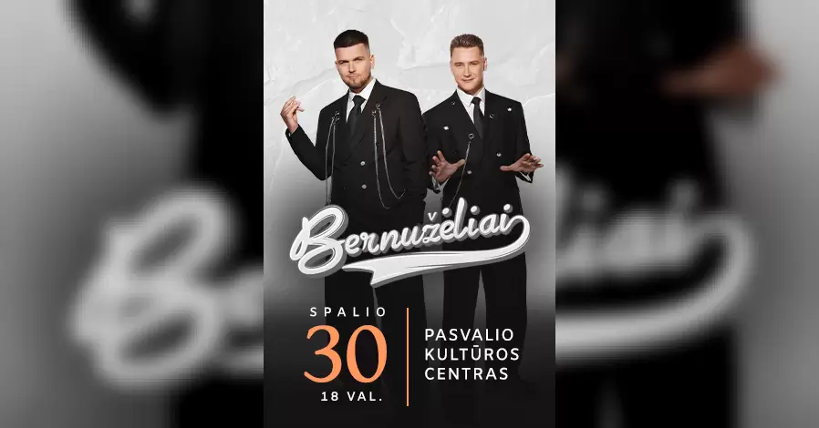 Pirkti bilietus Grupė Bernužėliai | Pasvalys Pasvalys, Pasvalio kultūros centras Spalis 30
