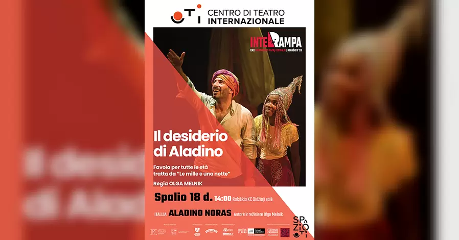 Pirkti bilietus Spektaklis ALADINO NORAS | INTERRAMPA Rokiškis, Rokiškio kultūros centras Spalis 18
