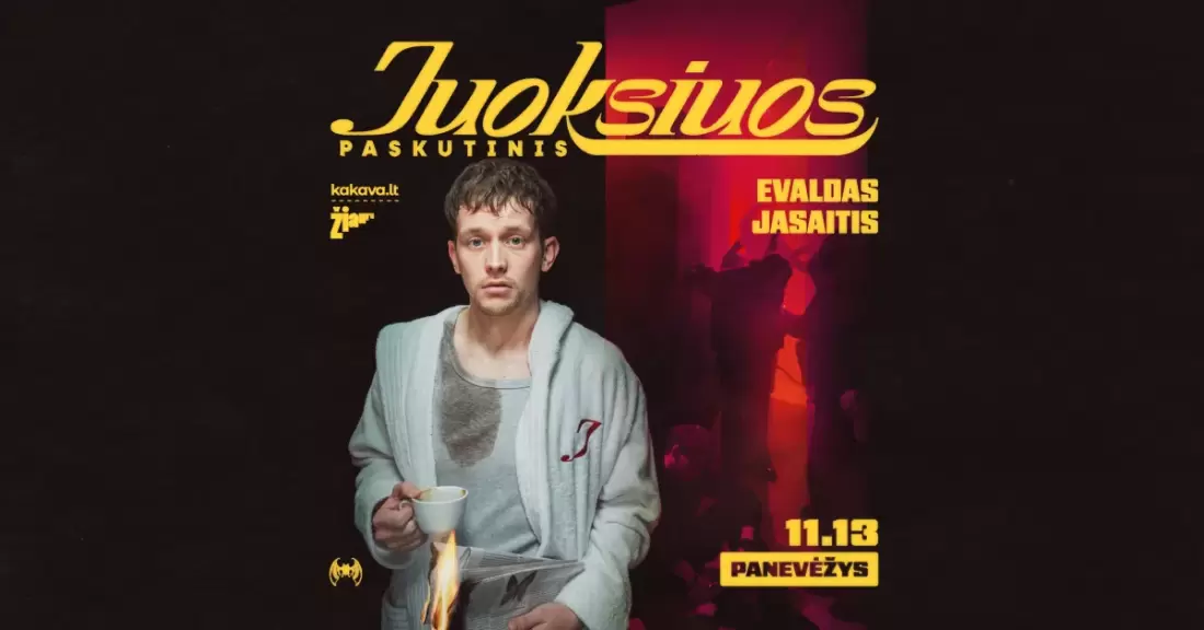 Pirkti bilietus EVALDAS JASAITIS | Stand-up | „Juoksiuos Paskutinis“ Panevėžys, Desperado Lapkritis 13