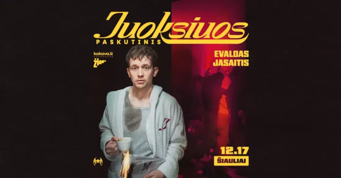 Pirkti bilietus EVALDAS JASAITIS | Stand-up | „Juoksiuos Paskutinis“ Šiauliai, Baras „Dramaturgas“ Gruodis 17