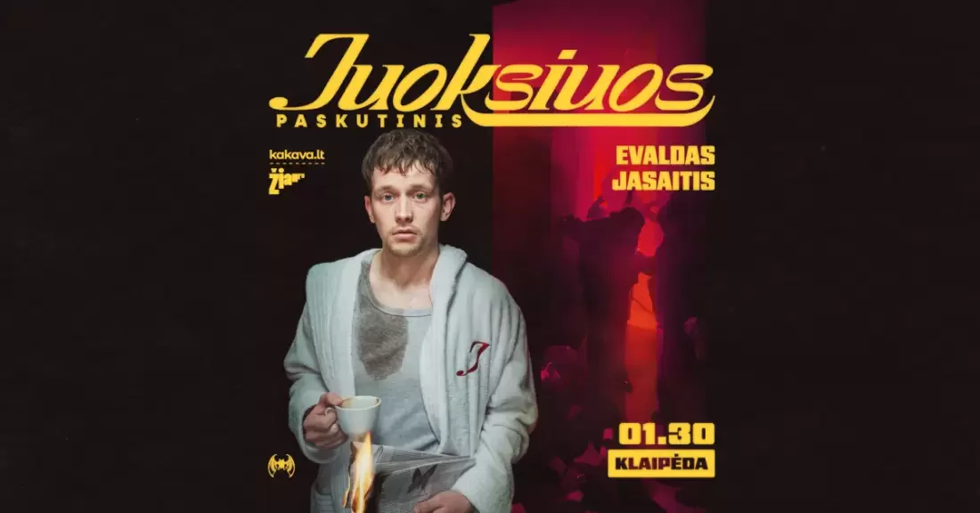 Pirkti bilietus EVALDAS JASAITIS | Stand-up | „Juoksiuos Paskutinis“ Klaipėda, Hofas 2027 Sausis 30