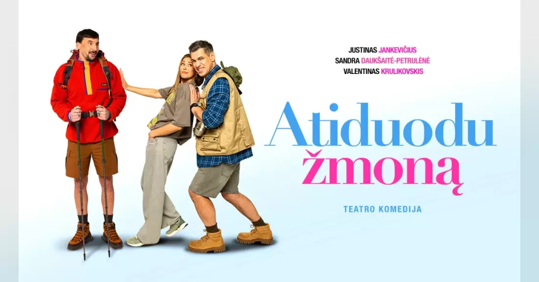 Pirkti bilietus PREMJERA „ATIDUODU ŽMONĄ“ Širvintos, Širvintų kultūros centras 2027 Vasaris 23