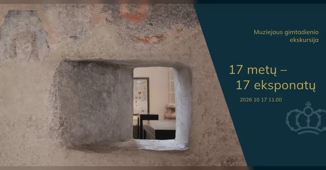 Pirkti bilietus 17 metų – 17 eksponatų Vilnius, Bažnytinio paveldo muziejus Spalis 17
