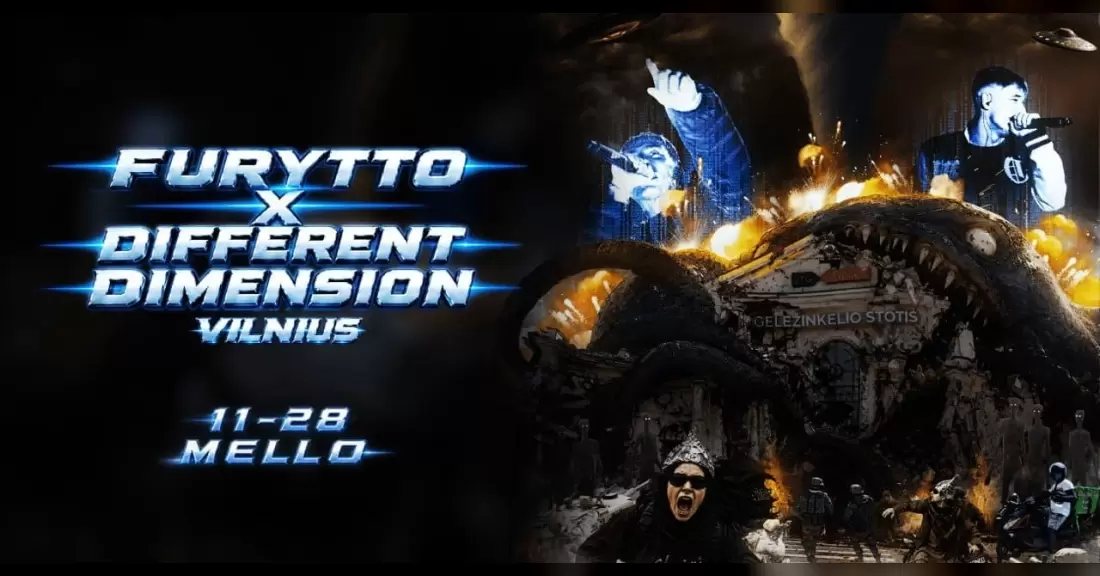 Pirkti bilietus Furytto X Different Dimension VILNIUS WARMUP Vilnius, Mello Lapkritis 28