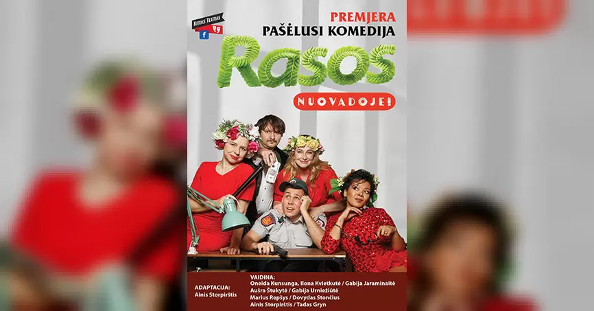 Pirkti bilietus Pašėlusi komedija. Rasos nuovadoje Alytus, Alytaus miesto teatras Gruodis 08