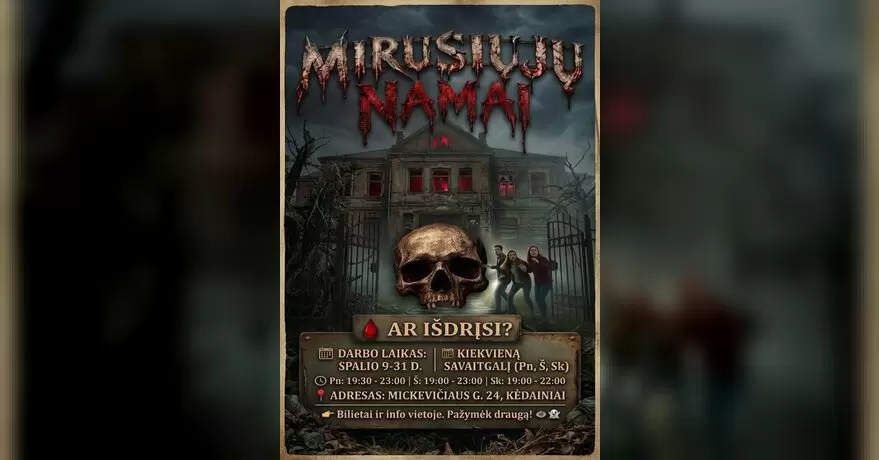 Pirkti bilietus Siaubo namas 