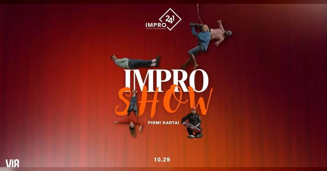 Pirkti bilietus IMPRO241 | Šešioliktas sezonas - Pirmi kartai Vilnius, Meno erdvės VILEIŠIO18 Spalis 29