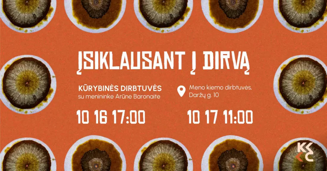Pirkti bilietus Kūrybinės dirbtuvės 