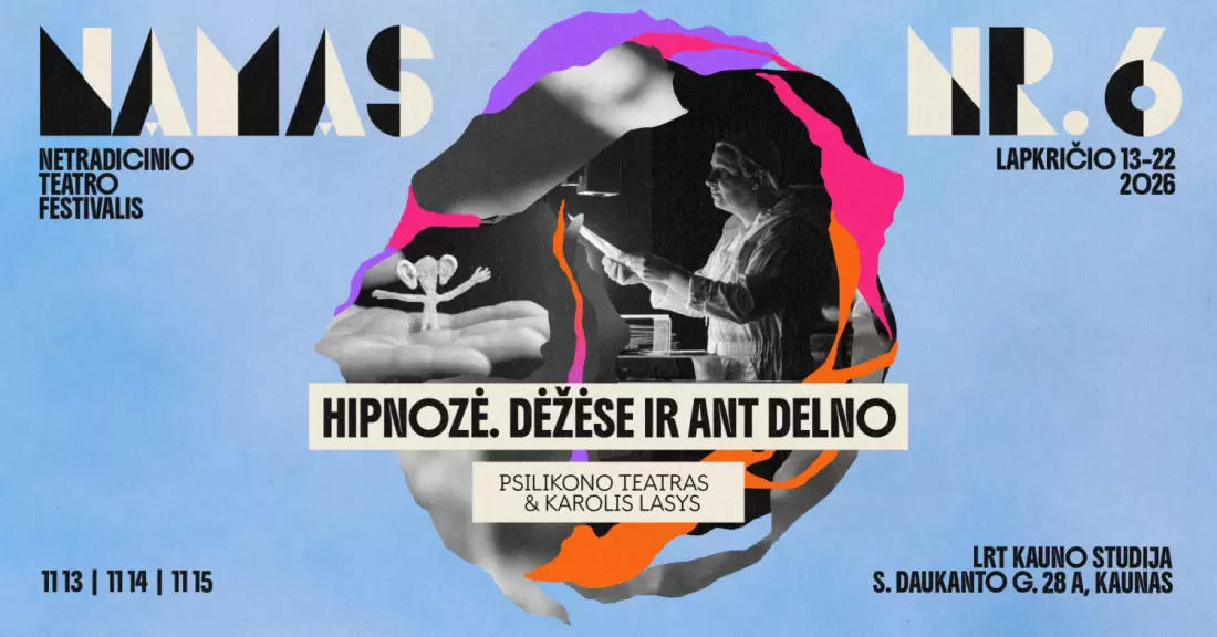 Pirkti bilietus Namas Nr. 6: Hipnozė. Dėžėse ir ant delno Kaunas, LRT Kauno studija Lapkritis 14