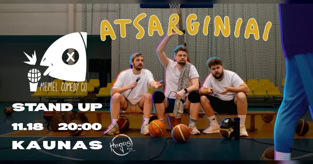 Pirkti bilietus ATSARGINIAI | Memel Comedy Co | Stand Up Turas | Kaunas 11.18 Kaunas, Hogas Pub Lapkritis 18