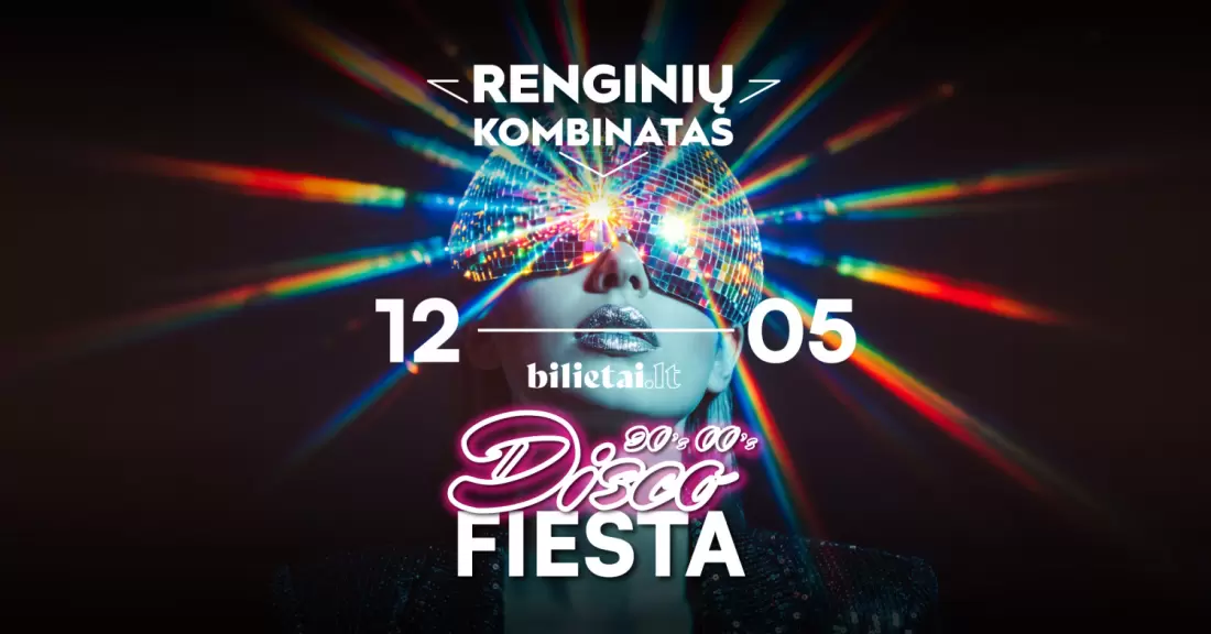 Pirkti bilietus 90's-00's Disco fiesta | Klaipėda Klaipėda, Renginių kombinatas Gruodis 05-06