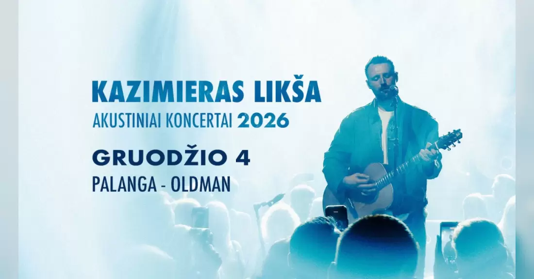 Pirkti bilietus Kazimieras Likša | Palanga | Akustinis koncertas Palanga, OLDMAN Palanga Gruodis 04