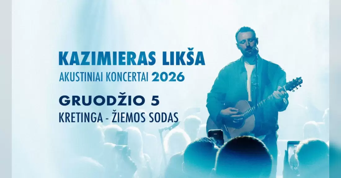 Pirkti bilietus Kazimieras Likša | Kretinga | Akustinis koncertas Kretinga, Kretingos muziejus Gruodis 05