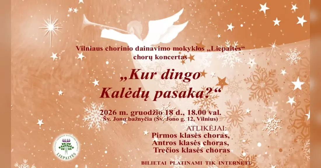 Pirkti bilietus „Kur dingo Kalėdų pasaka?“ Vilnius, Šv. Jonų bažnyčia Gruodis 18