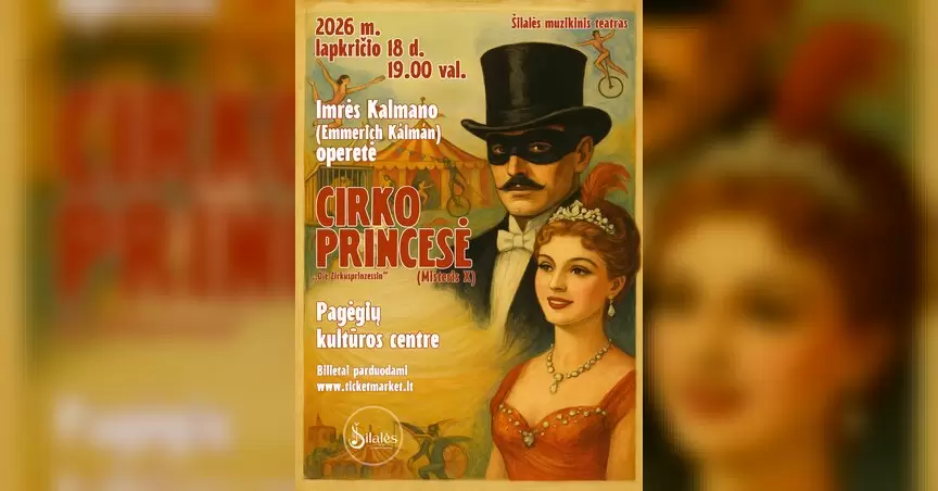 Pirkti bilietus Imrės Kalmano (Emmerich Kálmán) operetė 