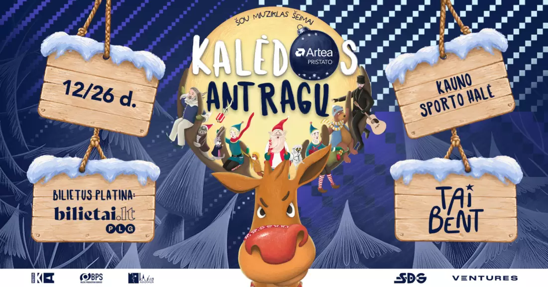 Pirkti bilietus (Kaunas) Kalėdos ant ragų Kaunas, Kauno sporto halė Gruodis 26