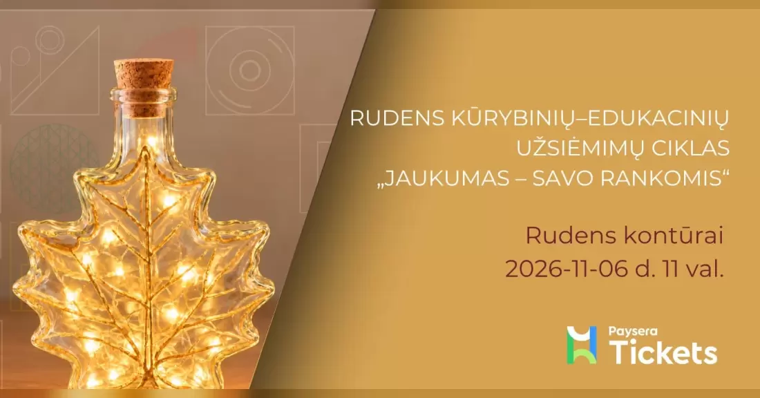 Pirkti bilietus Rudens kontūrai Vilnius, Naujosios Vilnios kultūros centras Spalis 14-16