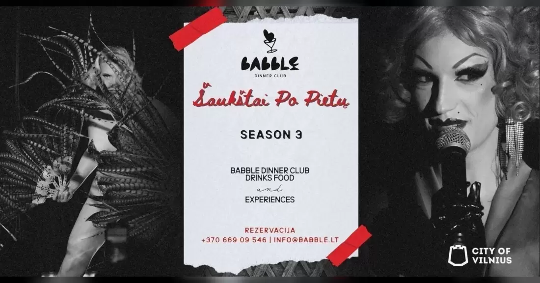 Pirkti bilietus Babble Dinner Club | Šaukštai Po Pietų | 11.14 Vilnius, Babble restoranas Lapkritis 14