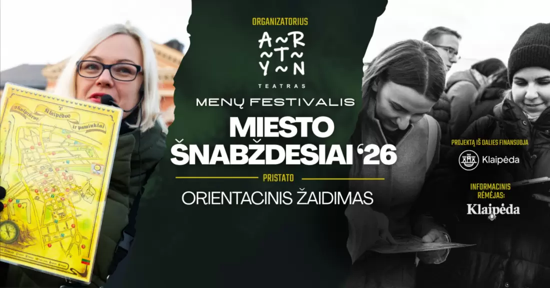 Pirkti bilietus MIESTO ŠNABŽDESIAI '26 | Orientacinis žaidimas 