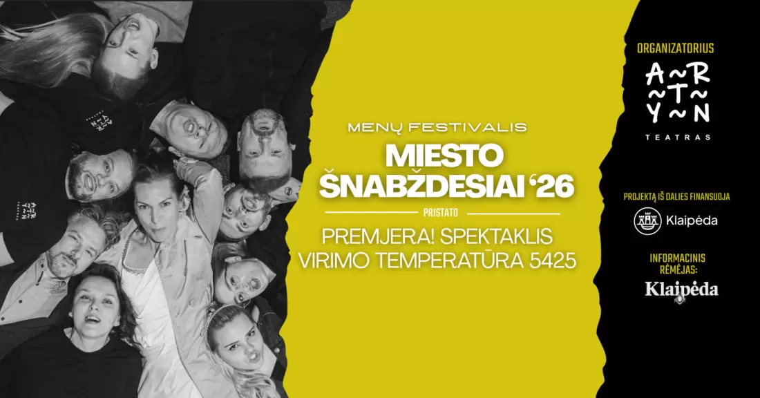 Pirkti bilietus MIESTO ŠNABŽDESIAI '26 | Premjera! ARTYN teatro spektaklis 
