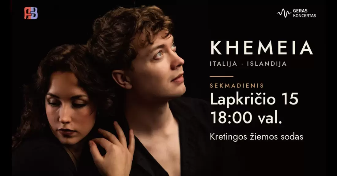 Pirkti bilietus KHEMEIA | ŽIEMOS SODAS Kretinga Kretinga, Kretingos muziejus Lapkritis 15